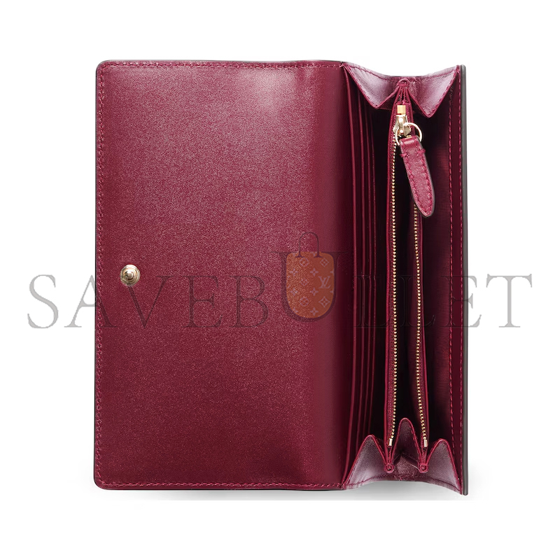 GUCCI GG EMBLEM CONTINENTAL WALLET 847210 (19*10*3.5cm) GUCCI GG EMBLEM CONTINENTAL WALLET 847210 (19*10*3.5cm)